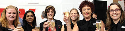 From left: Ute Bormann, Shontel Khadua, Dianne Hibberd, Candice Adams, Erika Louw and Rene Rose, all from SEW-Eurodrive